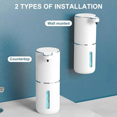 Touchless Automatic Foam Soap Dispenser Hands-Free Use for Kitchen & Bathroom